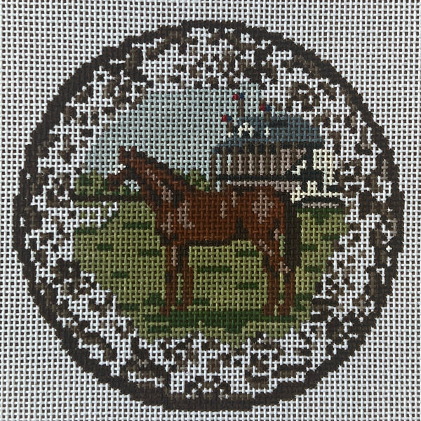Transferware Horse Plate