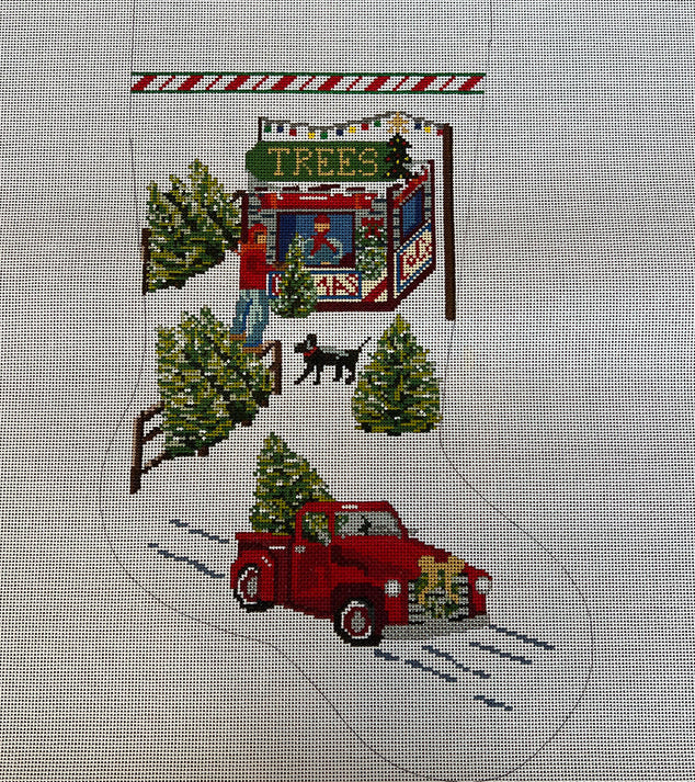 Truck and Tree Lot Stocking