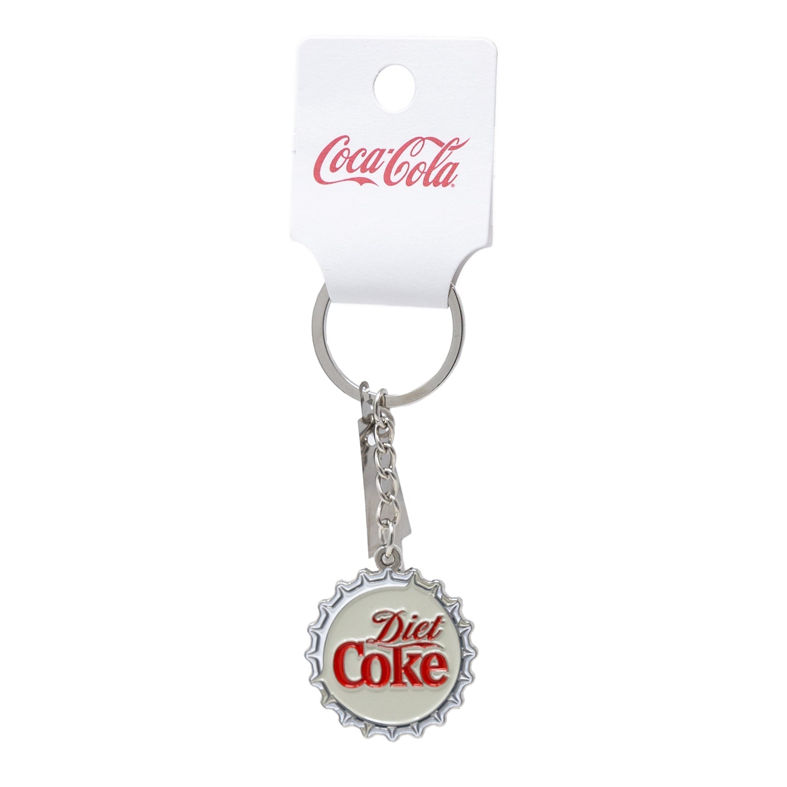 Diet Coke Soda Cap Needle Threader Keychain
