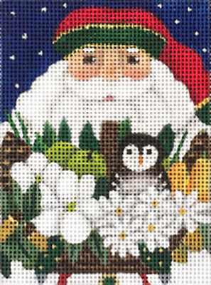 Owl Santa Ornament