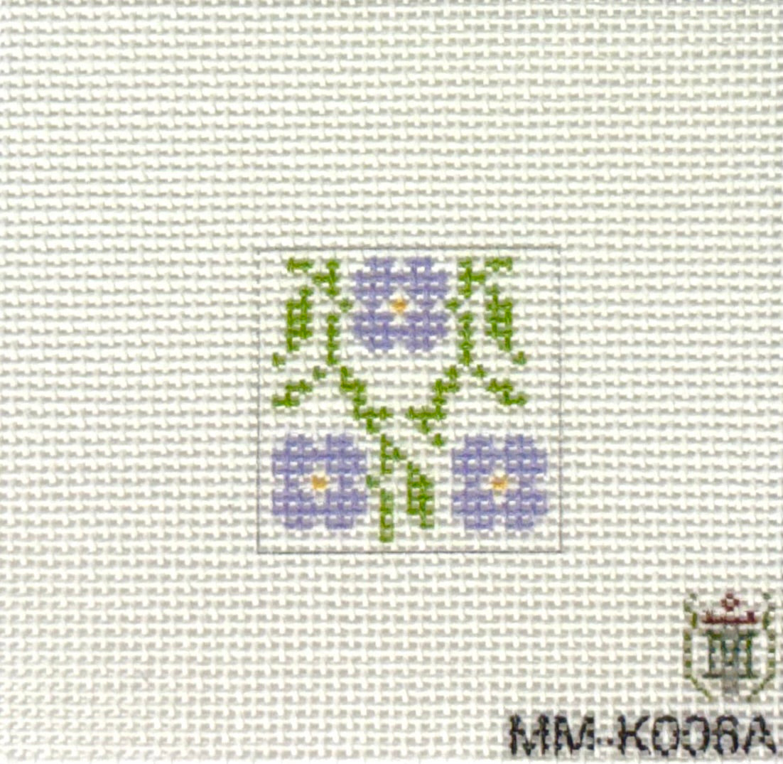 Purple Flower Pattern Insert