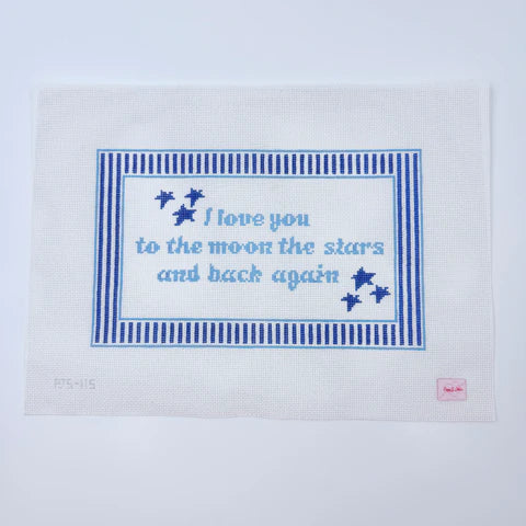 I Love You to the Moon and Back - Blue