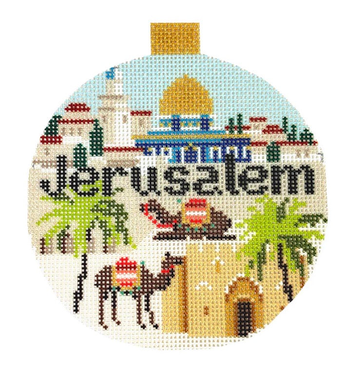 Jerusalem Round Ornament