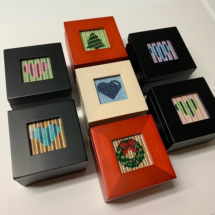 Small Heart with Stripes