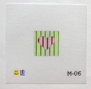Small Heart with Stripes
