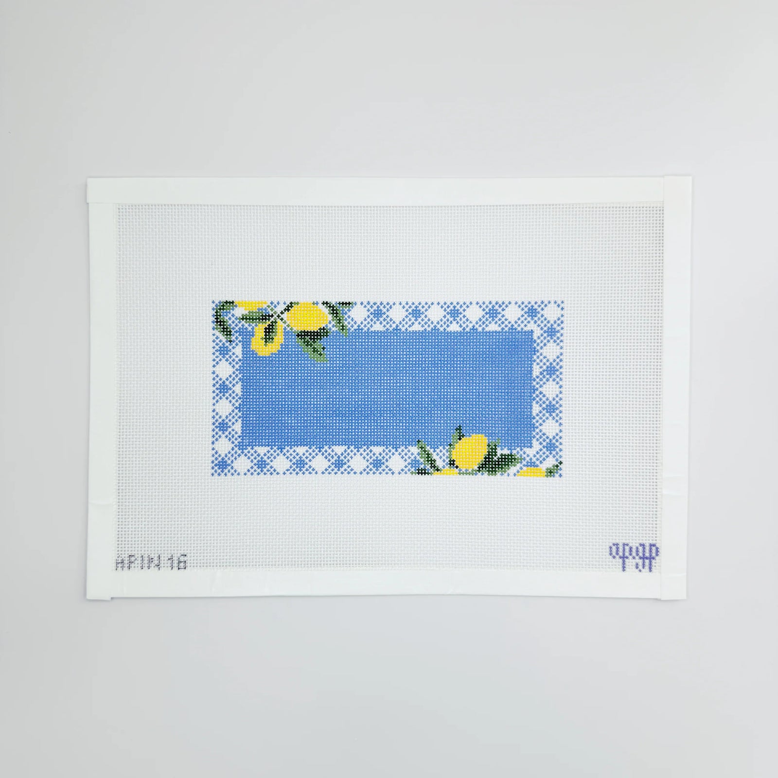 Lemons on Blue - 6x3 Insert