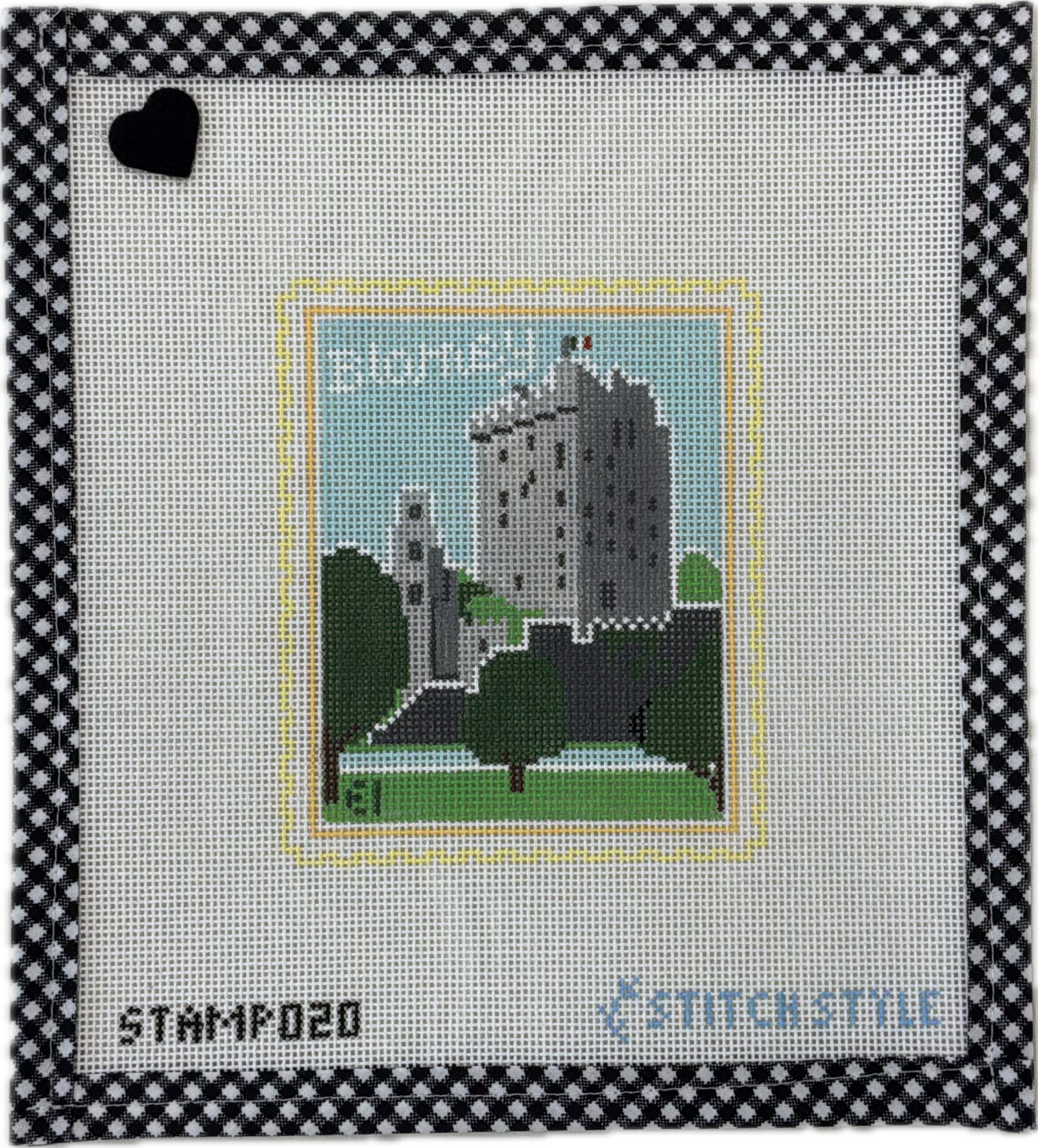 Ireland Blarney Castle Travel Stamp