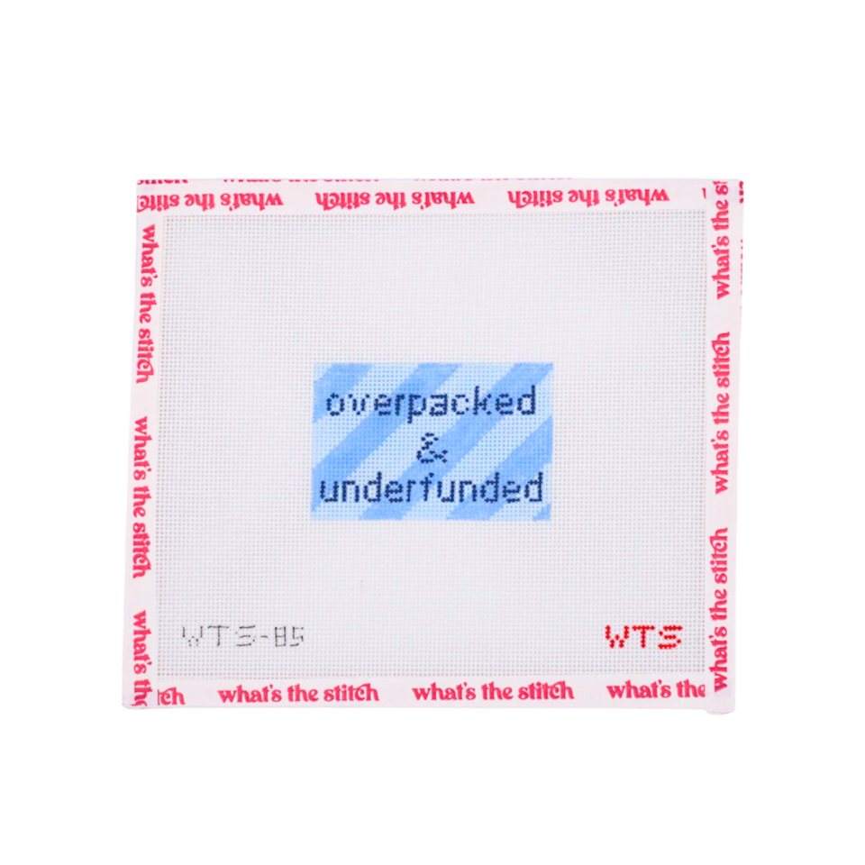 Overpacked and Underfunded Luggage Tag