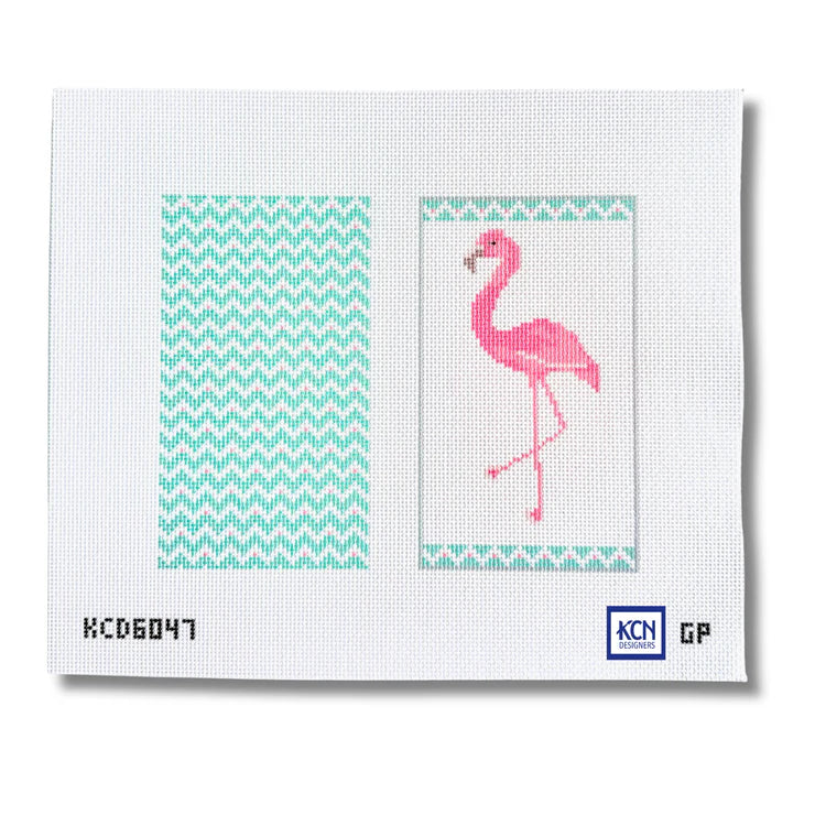 Fancy Flamingo Sunglasses Case Printed Canvas
