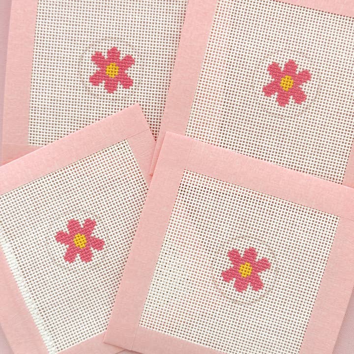 Retro Small Flower Canvas