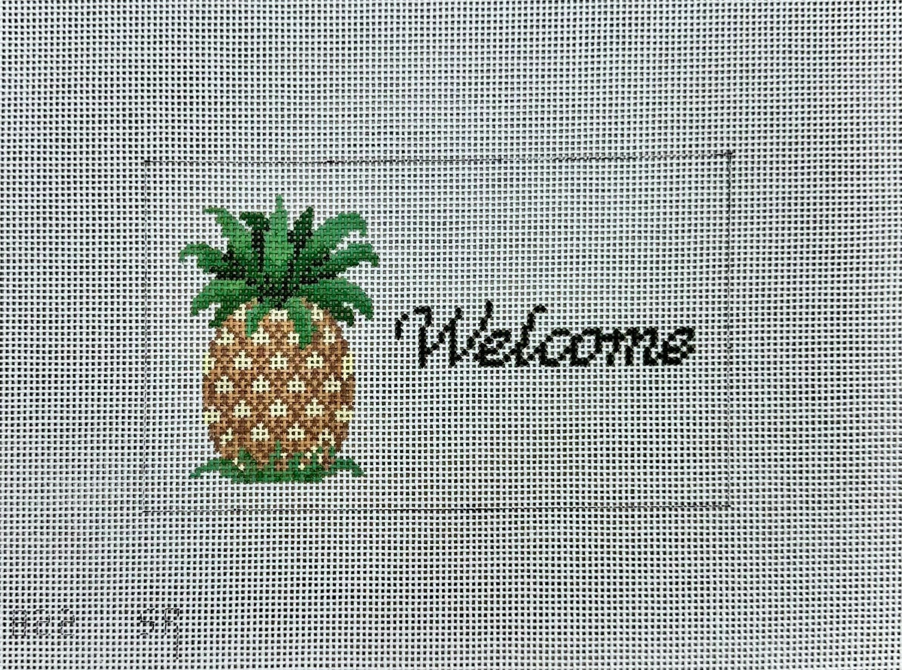 "Welcome" Pineapple Sign