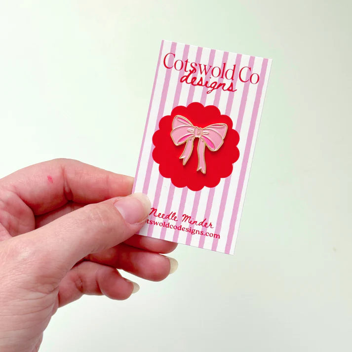 Pink Bow Needleminder