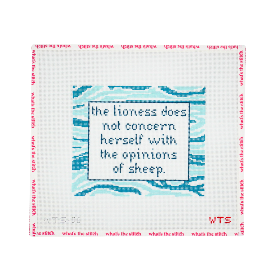 The Lioness Does Not Concern Herself with the Opinions of Sheep