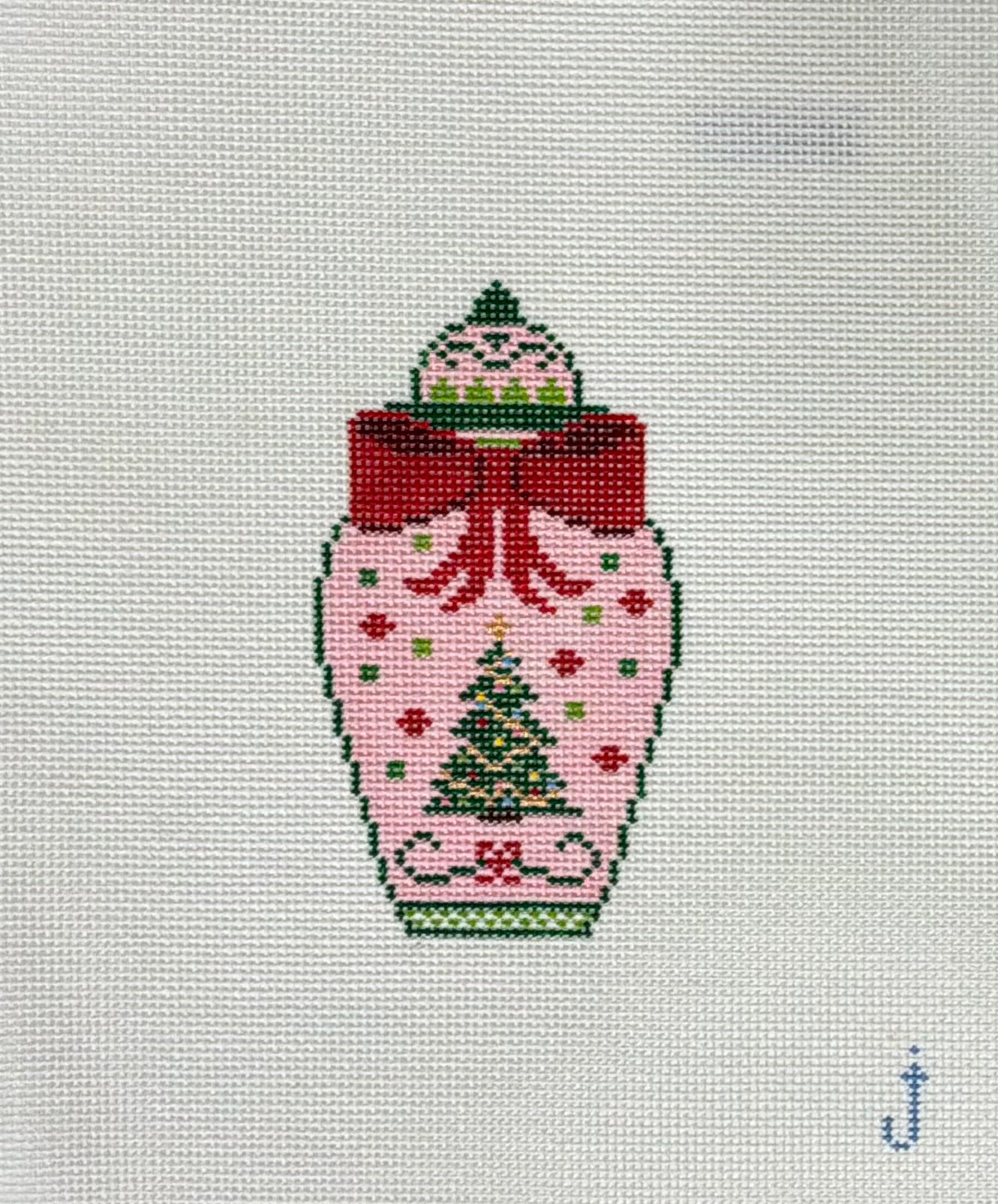Christmas Ginger Jar
