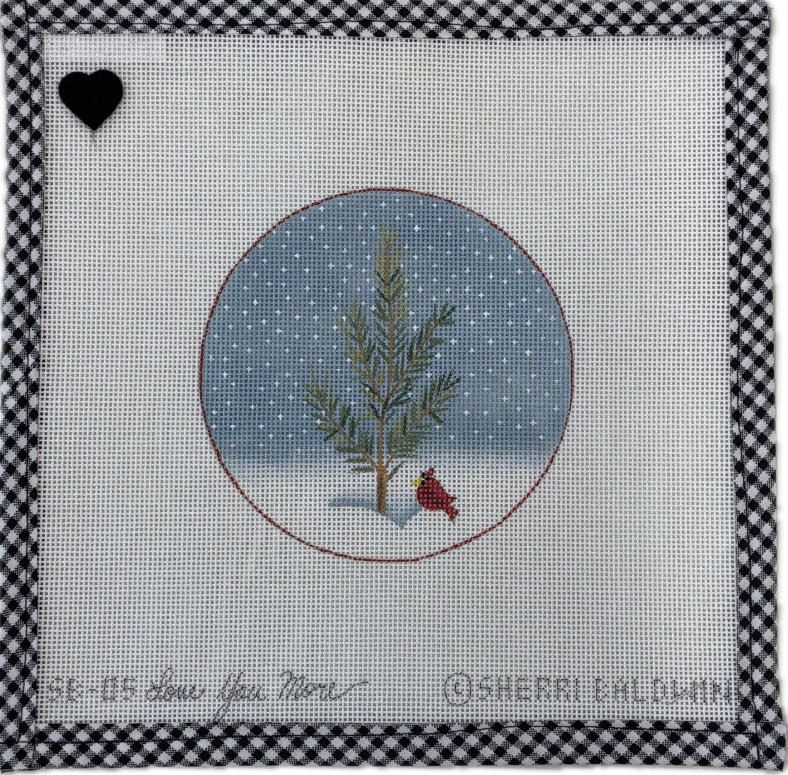 Pine with Cardinal