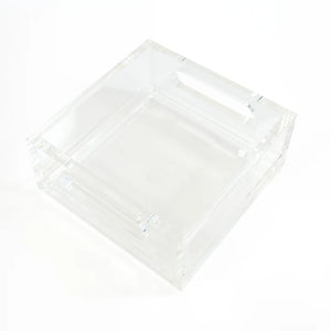 Bradley Acrylic 6" Square Tray