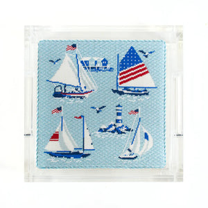 Bradley Acrylic 8" Square Tray