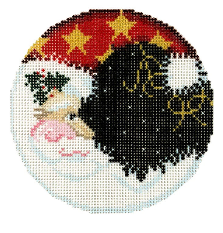 Santa Moon Round