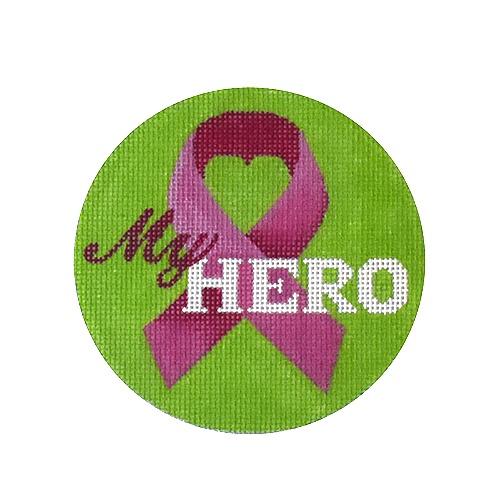 My Hero Pink Ribbon Ornament