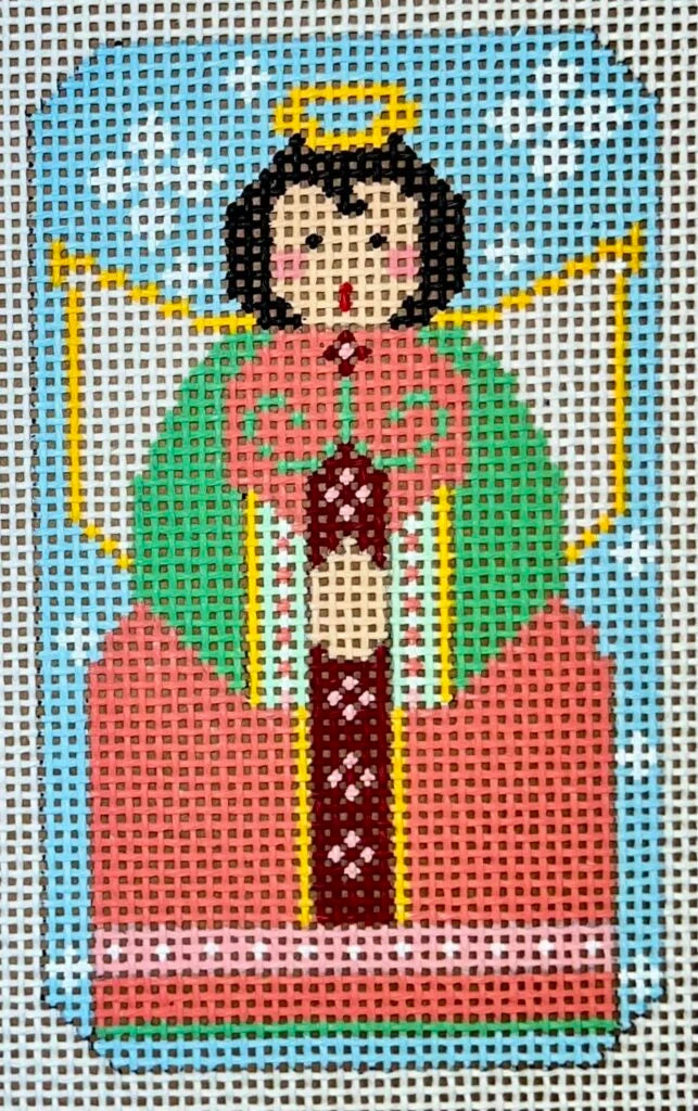 Coral Angel Ornament