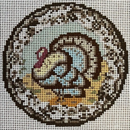 Transferware Turkey Plate