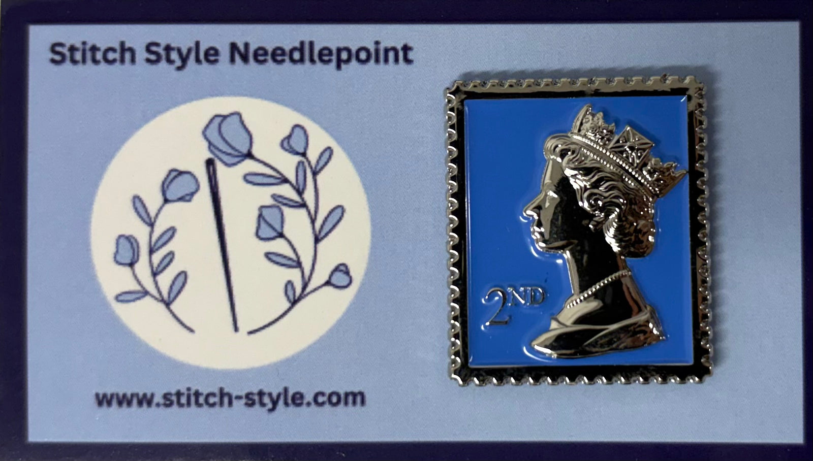 Blue Queen Stamp Needleminder