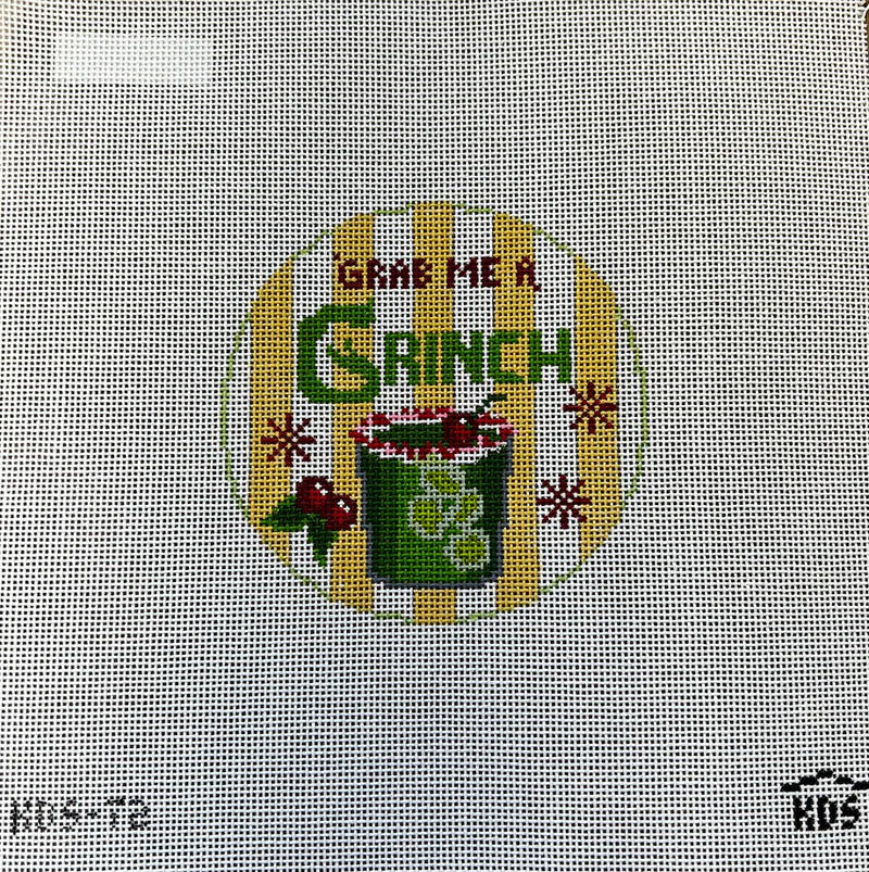 Happier Hour Coaster Grab me a Grinch