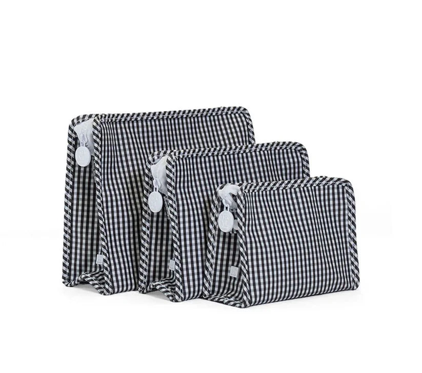 Medium Customizable TRVL Gingham Roadie