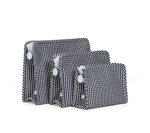 Small Customizable TRVL Gingham Roadie