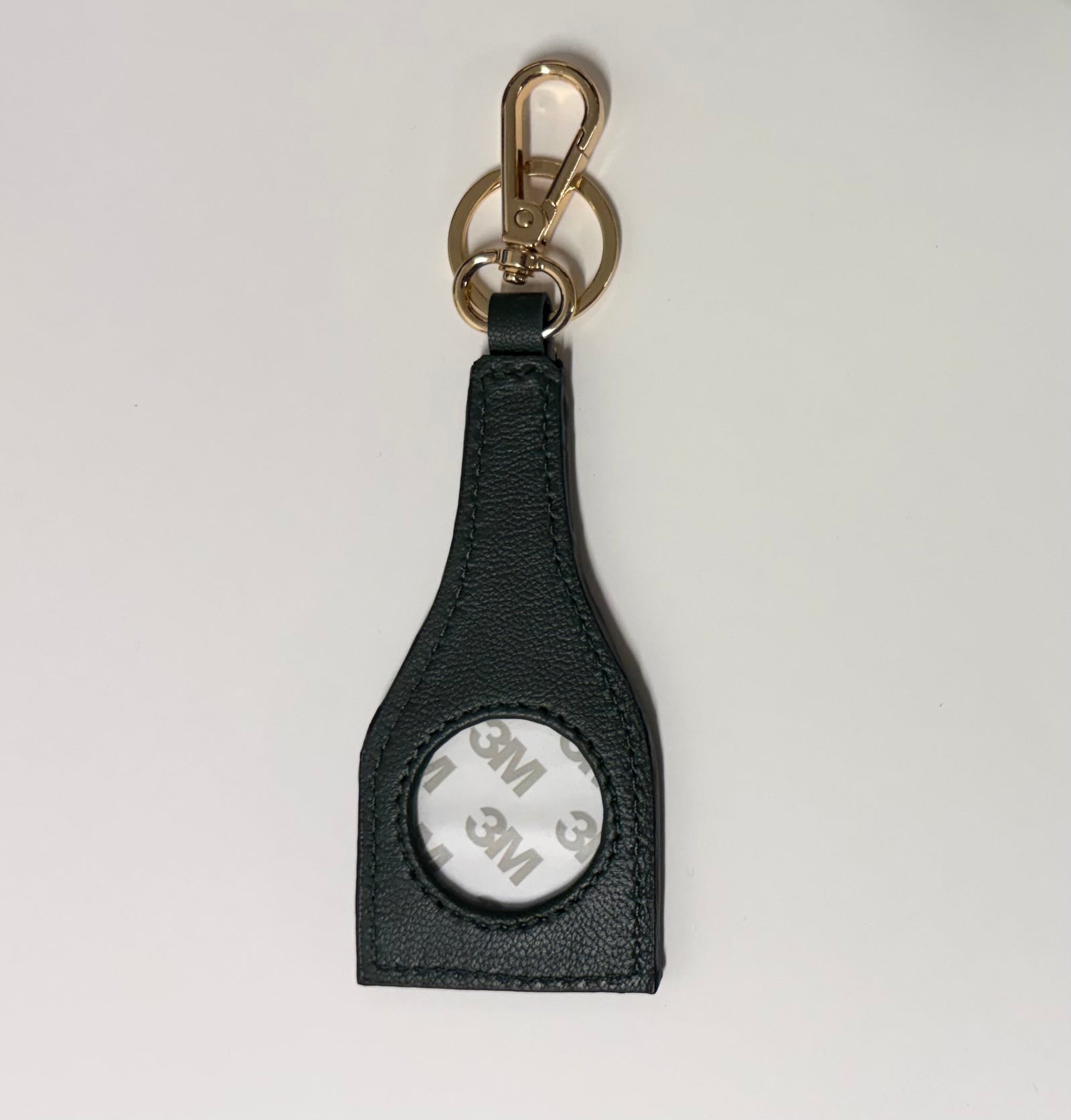 Champagne Leather Key Fob
