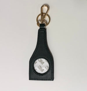 Champagne Leather Key Fob