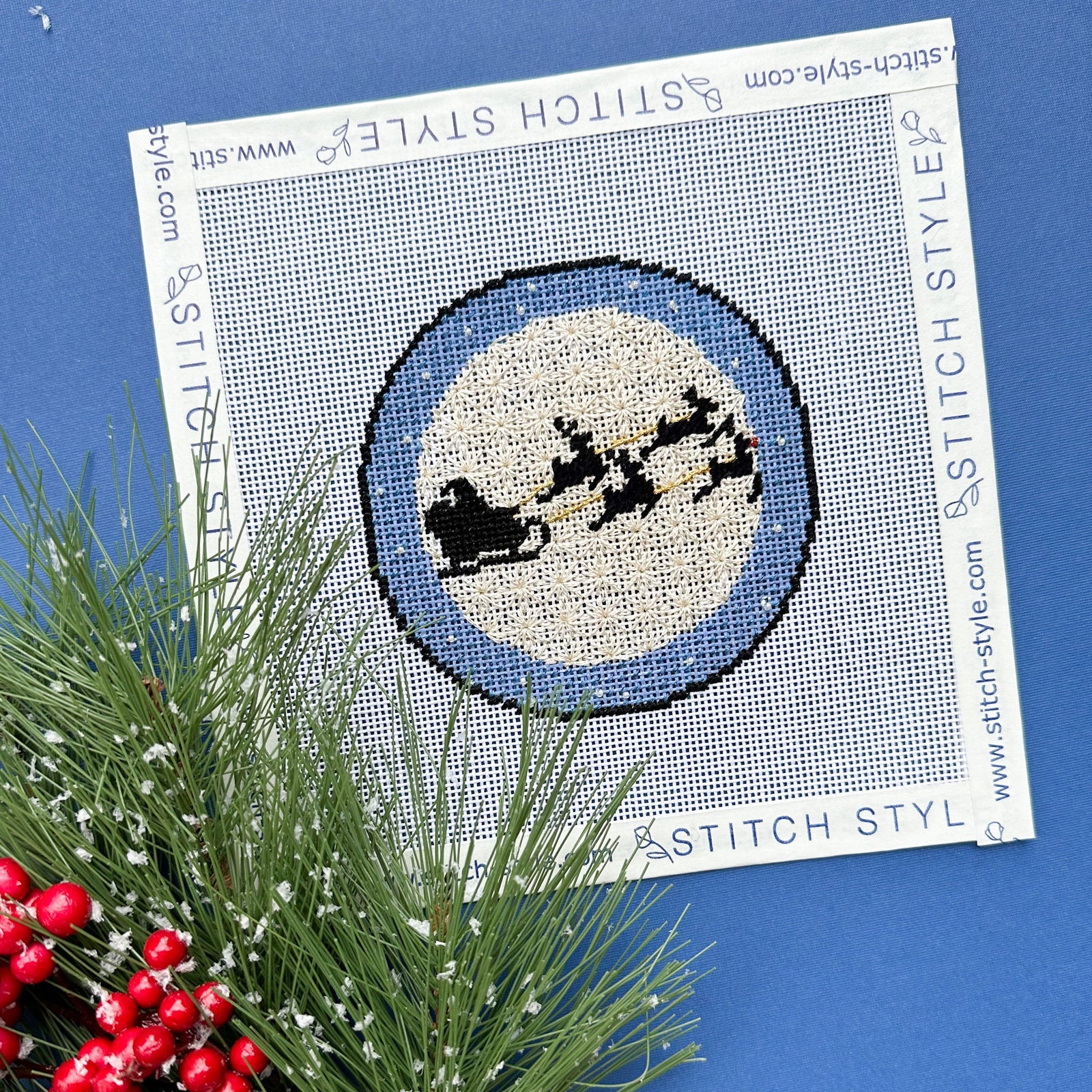 Santa Silhouette Ornament