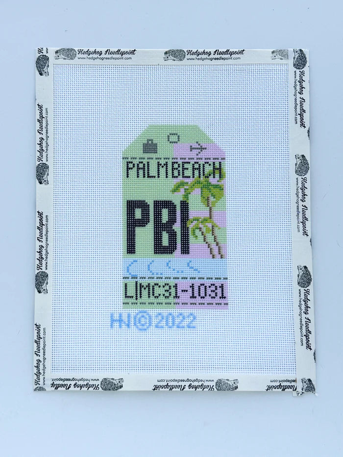 Palm Beach Retro Travel Tag