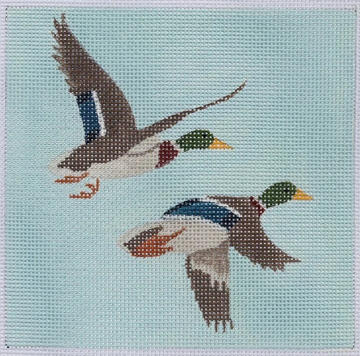 Mallards in Flight