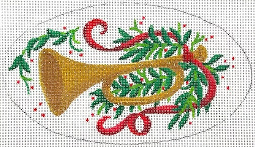 Trumpet with Greenery