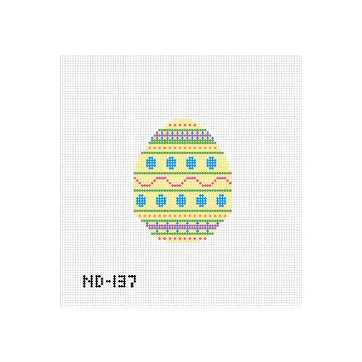 Happy Pattern Yellow Egg