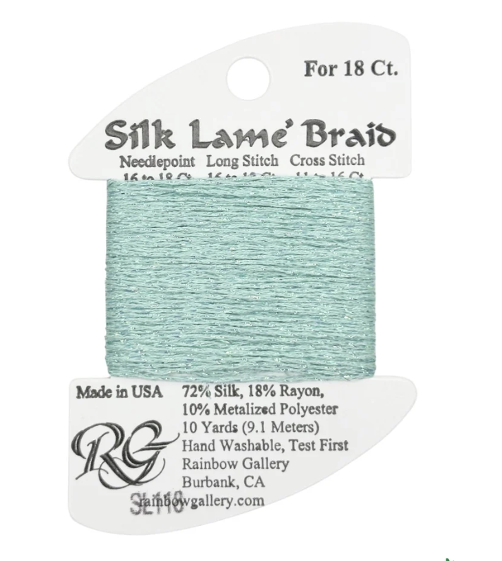 SILK LAME BRD SL118-SEA SPRAY