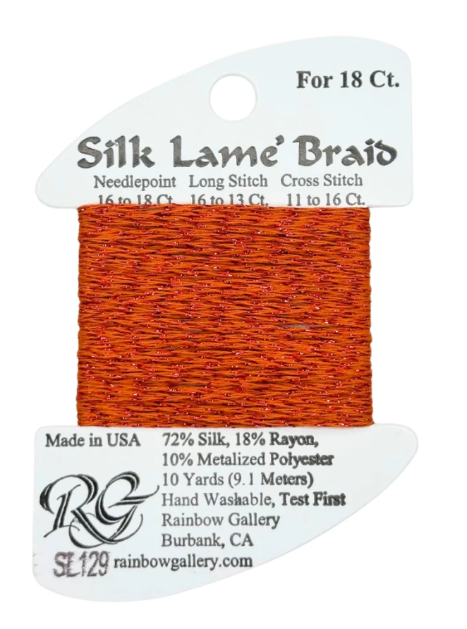 SILK LAME BRD SL129-TABASCO