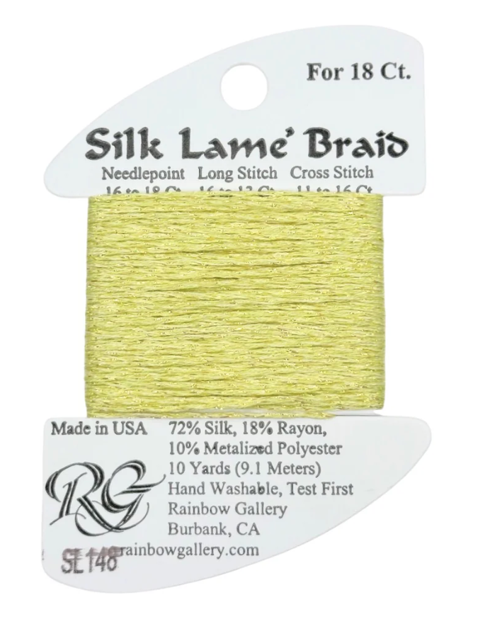 SILK LAME BRD SL148-LEMON LIME