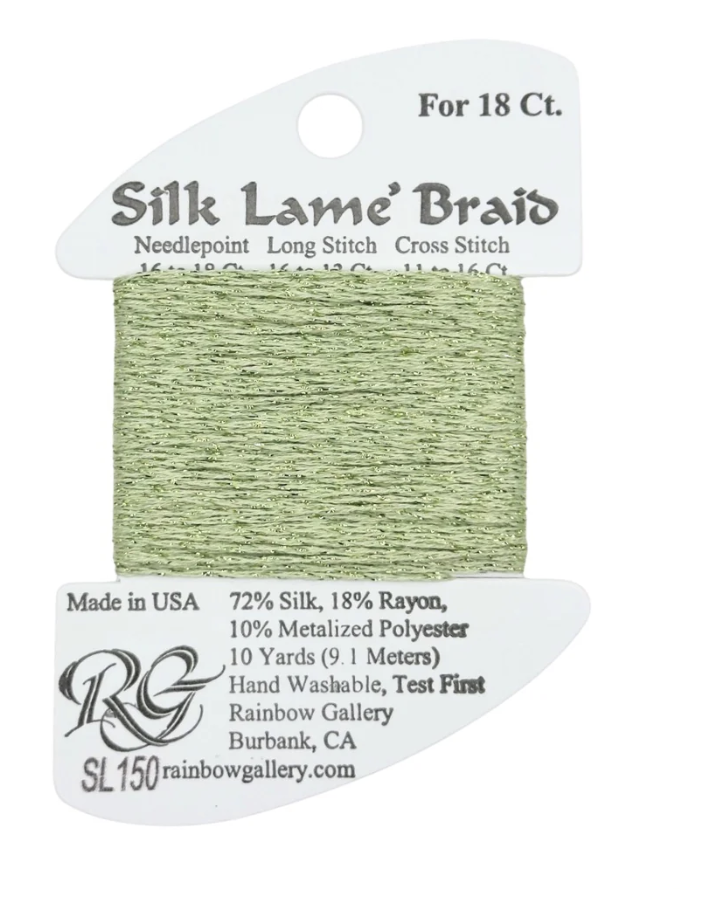 SILK LAME BRD SL150-DAQURI GRN