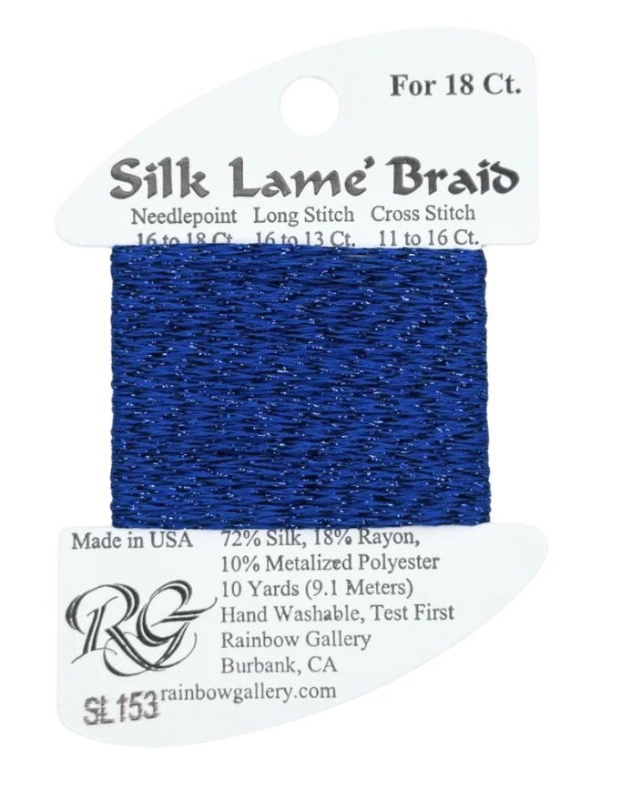 SILK LAME BRD SL153-CLC BLUE 2