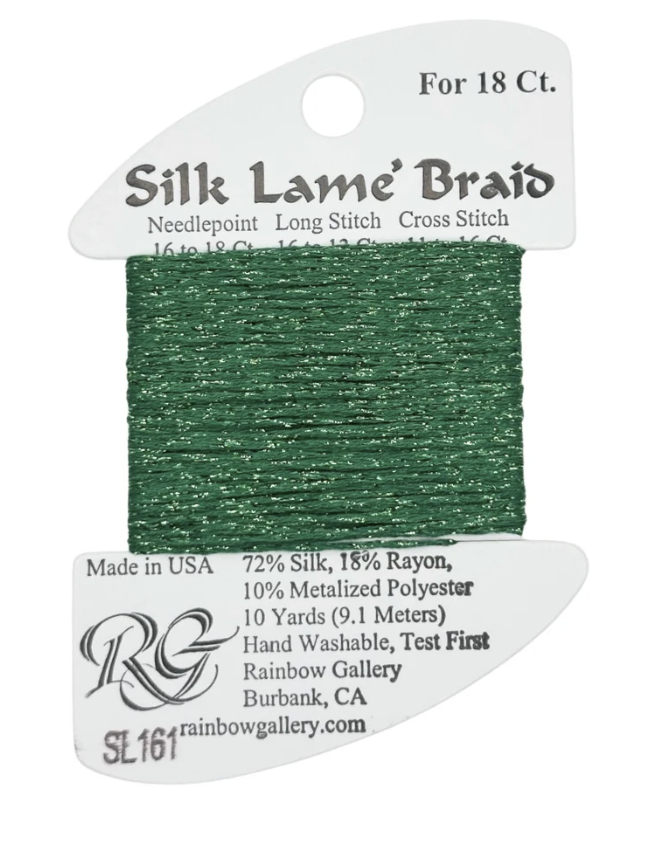 SILK LAME BRD SL161-JUNIPER