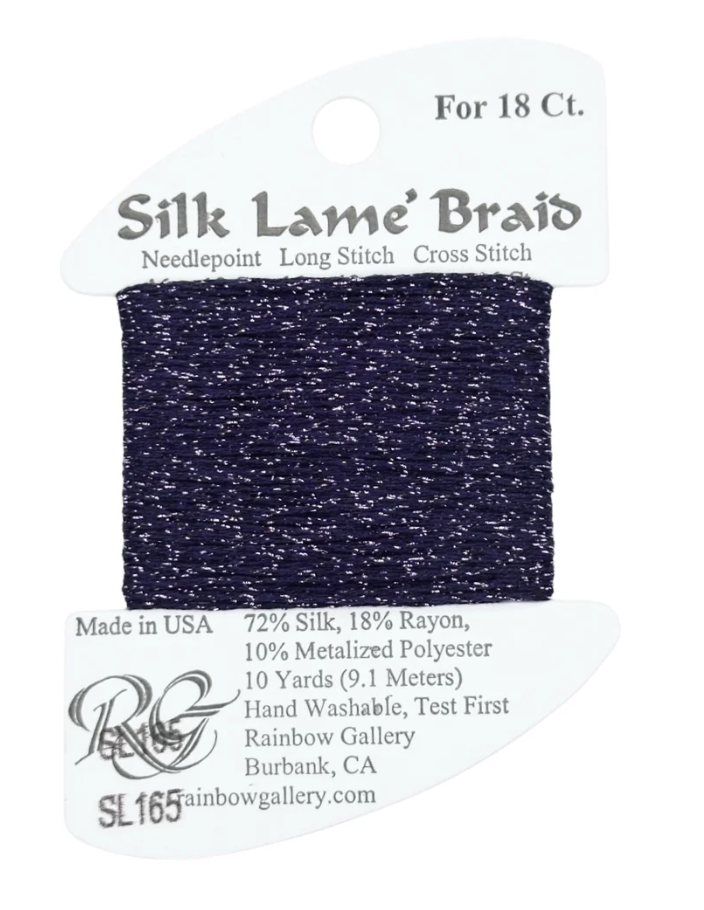 SILK LAME BRD SL165-DK WISTRIA