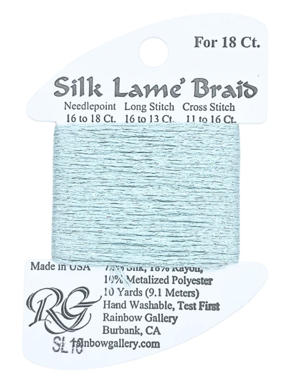 SILK LAME BRD SL18-SURF BLUE