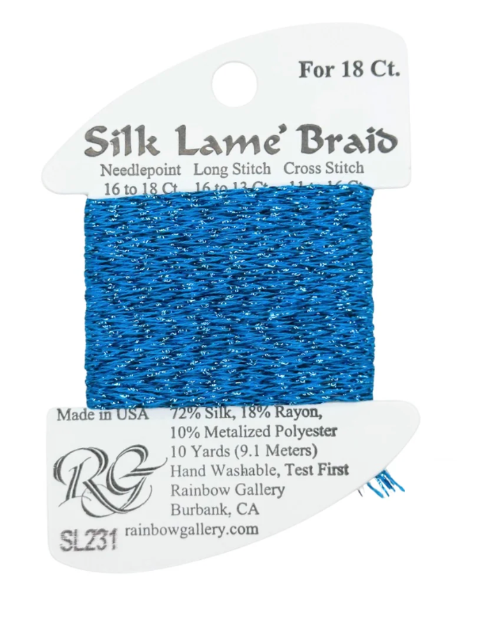 SILK LAME SL231-BLUE JEWELL