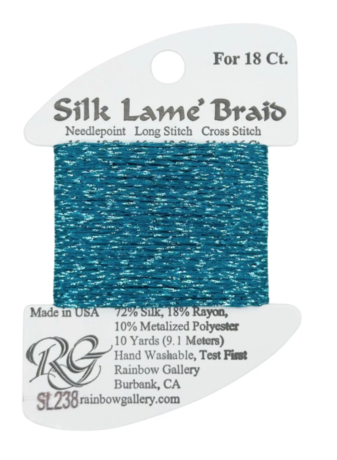 SILK LAME SL238-TEAL ZEAL