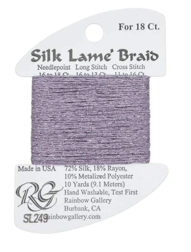 SILK LAME SL249-PALE MAUVE
