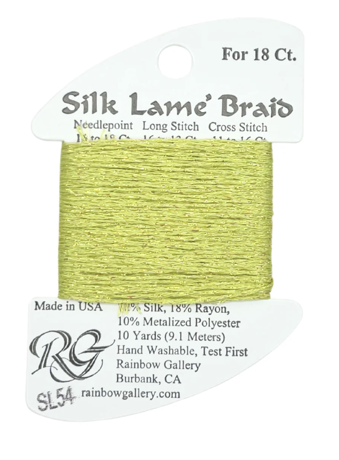 SILK LAME BRD SL54-LTE AVOCADO