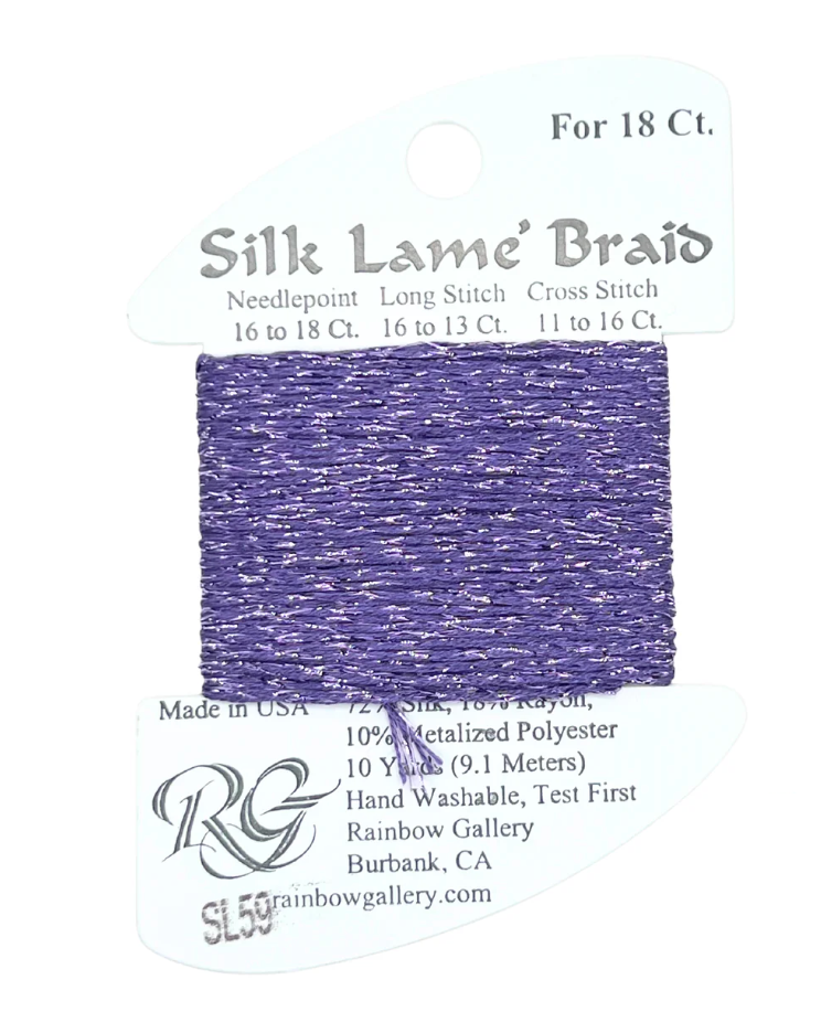 SILK LAME BRD SL59-LILAC