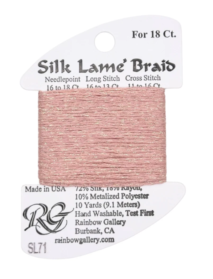 SILK LAME BRD SL71-PEACH